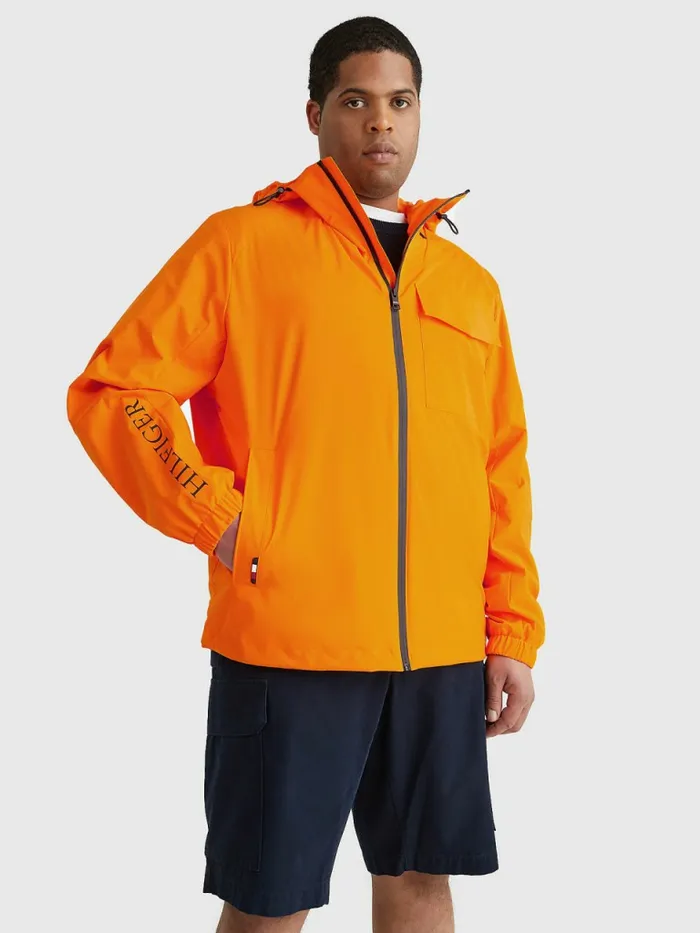 Tommy Hilfiger Plus Th Tech Warm Hooded Jacket Hawaiian Orange Mens Coats and Jackets Near Me Tommy Hilfiger Plus Th Tech Warm Hooded Jacket Hawaiian Orange Mens Coats and Jackets Near Me