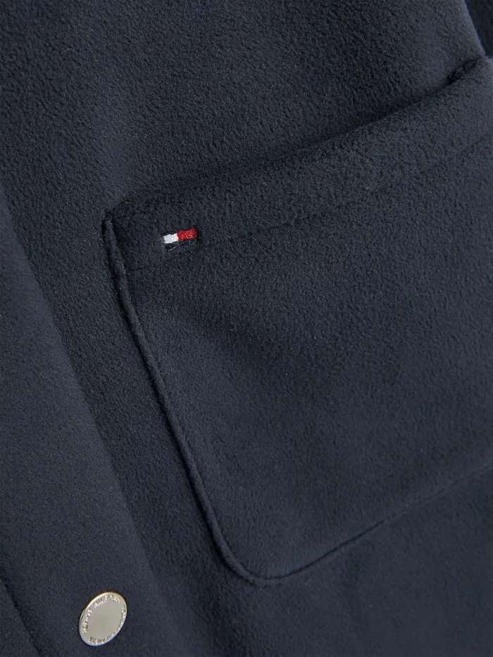 Tommy Hilfiger Polar Fleece Overshirt Desert Sky Girls Sweatshirts and Hoodies Online