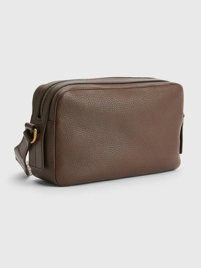 Tommy Hilfiger Premium Leather Reporter Bag Brown Mens Bags Near Me