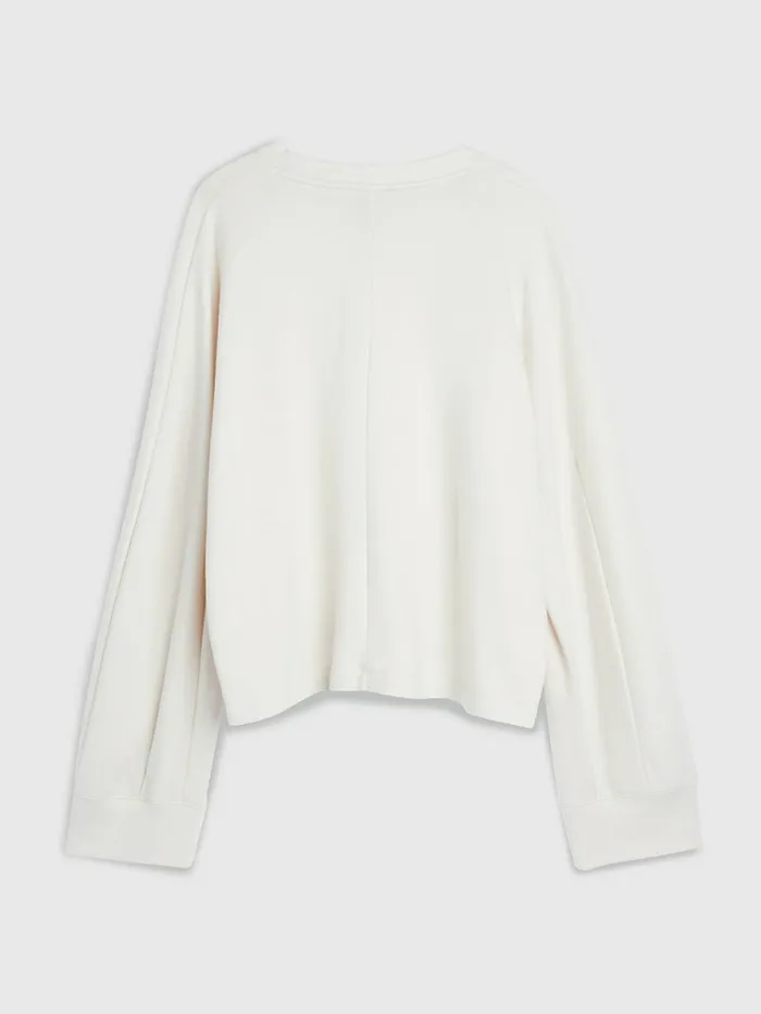 Tommy Hilfiger Prep Cotton Cashmere Blend Sweatshirt Desert Sand Dune Womens Sweatshirts and Hoodies Gift Ideas
