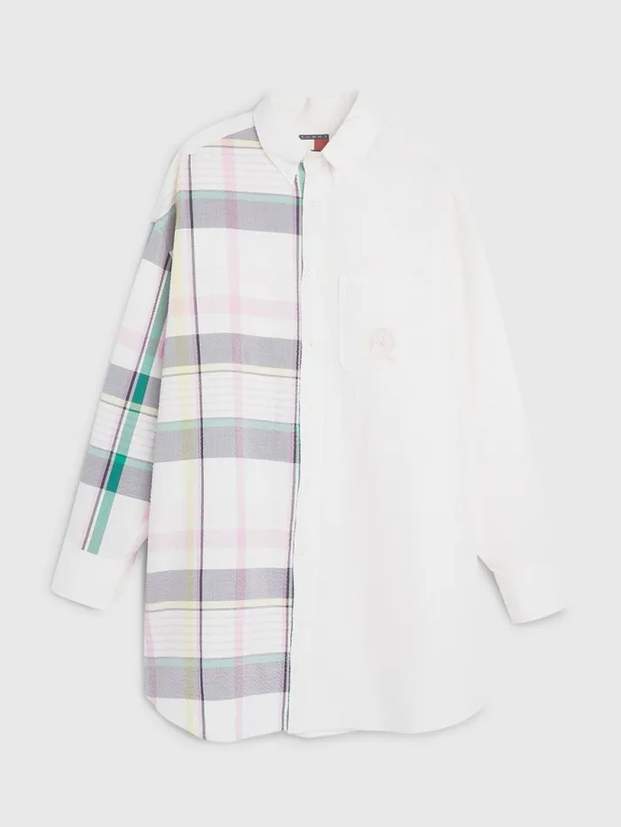 Tommy Hilfiger Prep Crest Madras Check Seersucker Shirt Light Pastel Pink Womens Shirts and Blouses Online