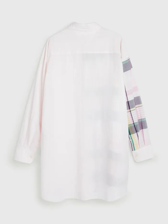 Tommy Hilfiger Prep Crest Madras Check Seersucker Shirt Light Pastel Pink Womens Shirts and Blouses Online