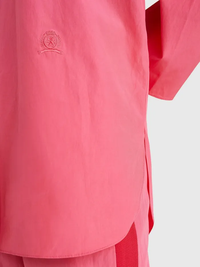 Tommy Hilfiger Prep Relaxed Fit Explorer Shirt Pink Splendor Womens CoOrds