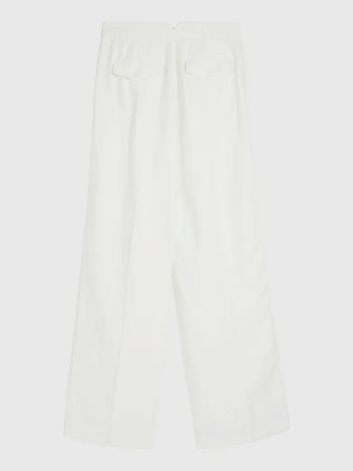 Tommy Hilfiger Prep Wide Leg Tailored Trousers Ivory Womens CoOrds