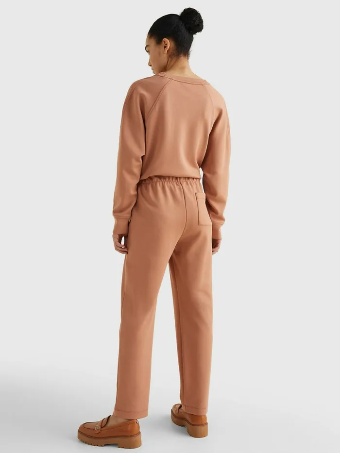 Tommy Hilfiger PullOn Interlock Trousers Copper Canyon Womens CoOrds