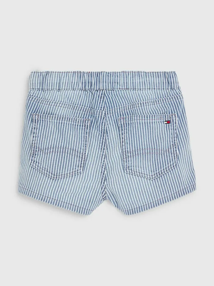 Tommy Hilfiger PullOn Pinstripe Denim Shorts Pinstripe Girls Trousers Shorts and Skirts Sale