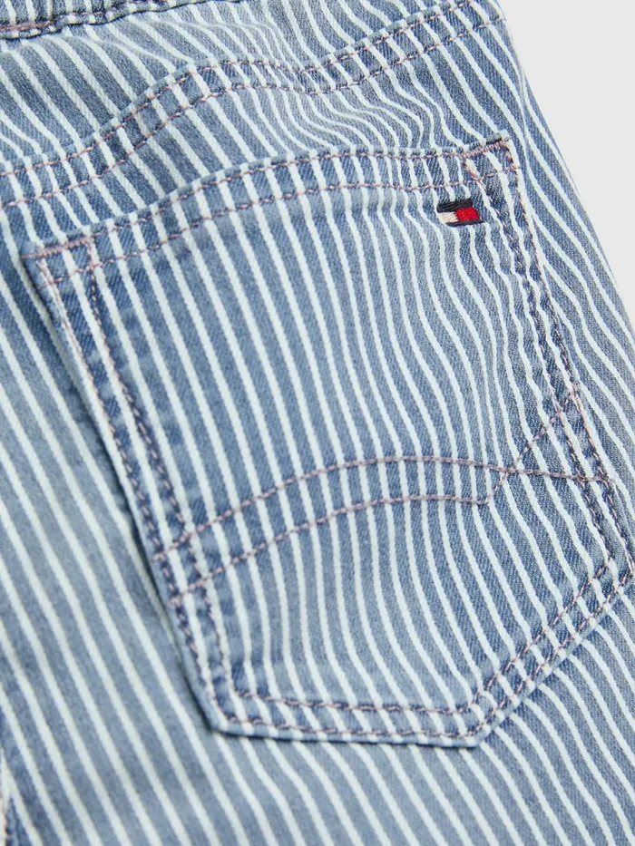Tommy Hilfiger PullOn Pinstripe Denim Shorts Pinstripe Girls Trousers Shorts and Skirts Sale
