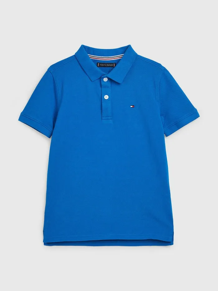 Tommy Hilfiger Pure Organic Cotton Polo Regatta Blue Boys TShirts and Polos Gift for Friend Tommy Hilfiger Pure Organic Cotton Polo Regatta Blue Boys TShirts and Polos Gift for Friend
