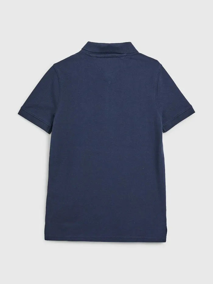 Tommy Hilfiger Pure Organic Cotton Polo Twilight Navy Boys TShirts and Polos Online