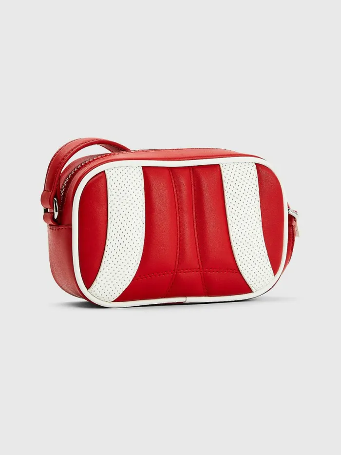 Tommy Hilfiger Quilted Crossbody Bag Deep Crimson Womens Bags Cheap On Sale