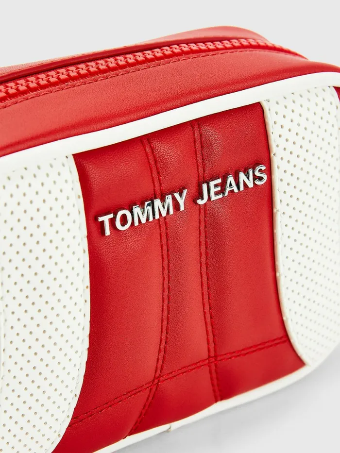 Tommy Hilfiger Quilted Crossbody Bag Deep Crimson Womens Bags Cheap On Sale