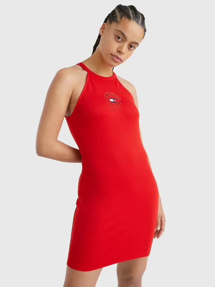 Tommy Hilfiger Racerback Bodycon Dress Deep Crimson Womens Dresses and Jumpsuits Cheap On Sale Tommy Hilfiger Racerback Bodycon Dress Deep Crimson Womens Dresses and Jumpsuits Cheap On Sale