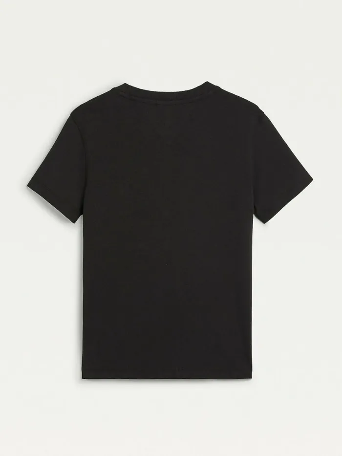 Tommy Hilfiger Recycled Smiley TShirt Black Boys TShirts and Polos Gift for Friend