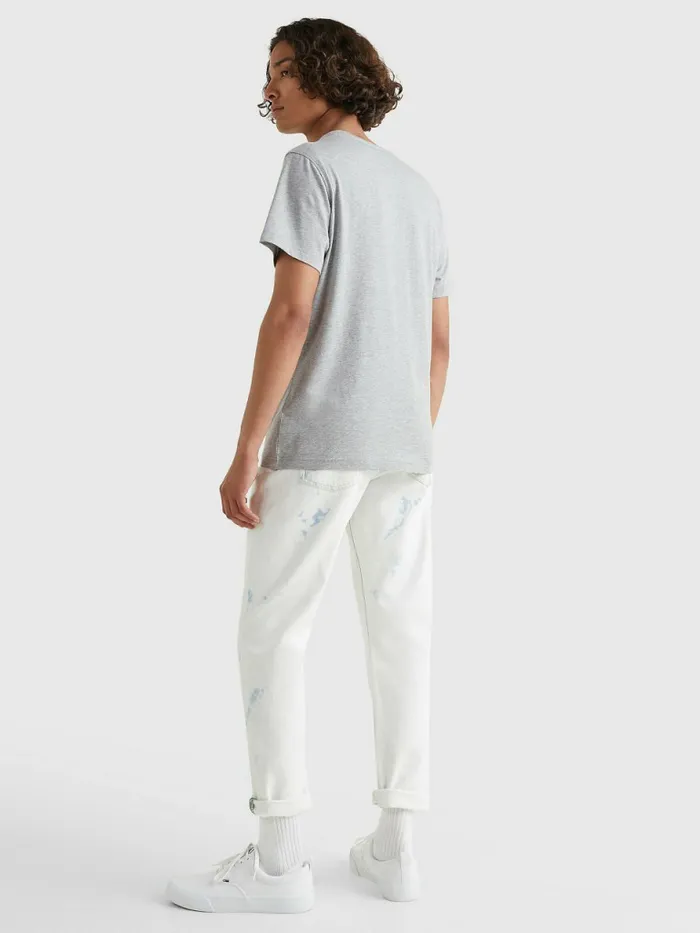 Tommy Hilfiger Regular Fit Crew TShirt Lt Grey Htr Mens TShirts Sale