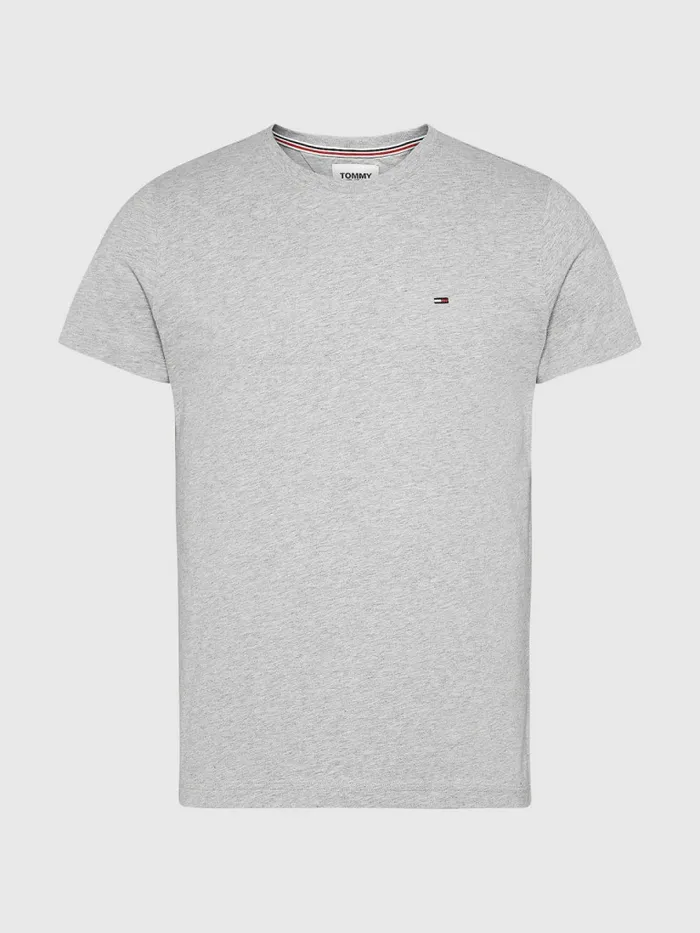 Tommy Hilfiger Regular Fit Crew TShirt Lt Grey Htr Mens TShirts Sale