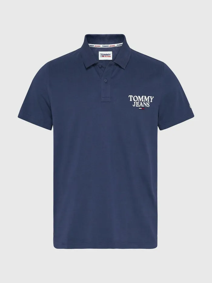 Tommy Hilfiger Regular Fit Jersey Polo Twilight Navy Mens Polo Shirts Near Me