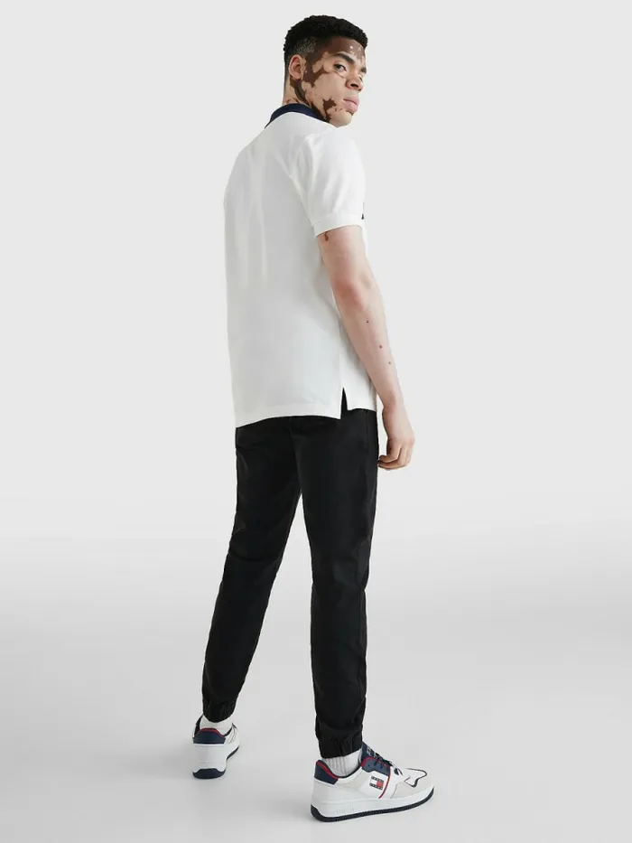 Tommy Hilfiger Regular Fit Polo White Mens Polo Shirts Gift Ideas