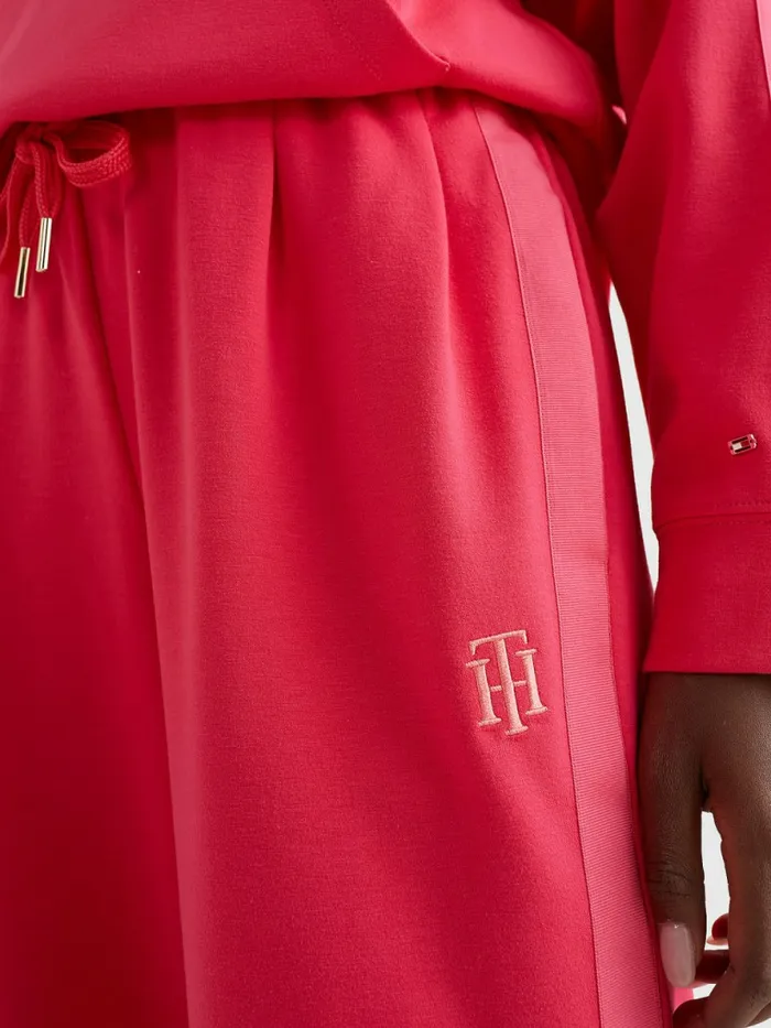 Tommy Hilfiger Relaxed Fit Drawstring Trousers Pink Splendor Womens CoOrds