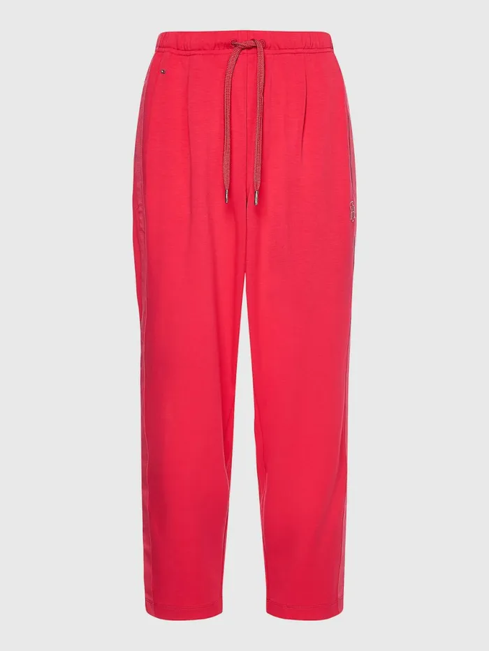Tommy Hilfiger Relaxed Fit Drawstring Trousers Pink Splendor Womens CoOrds