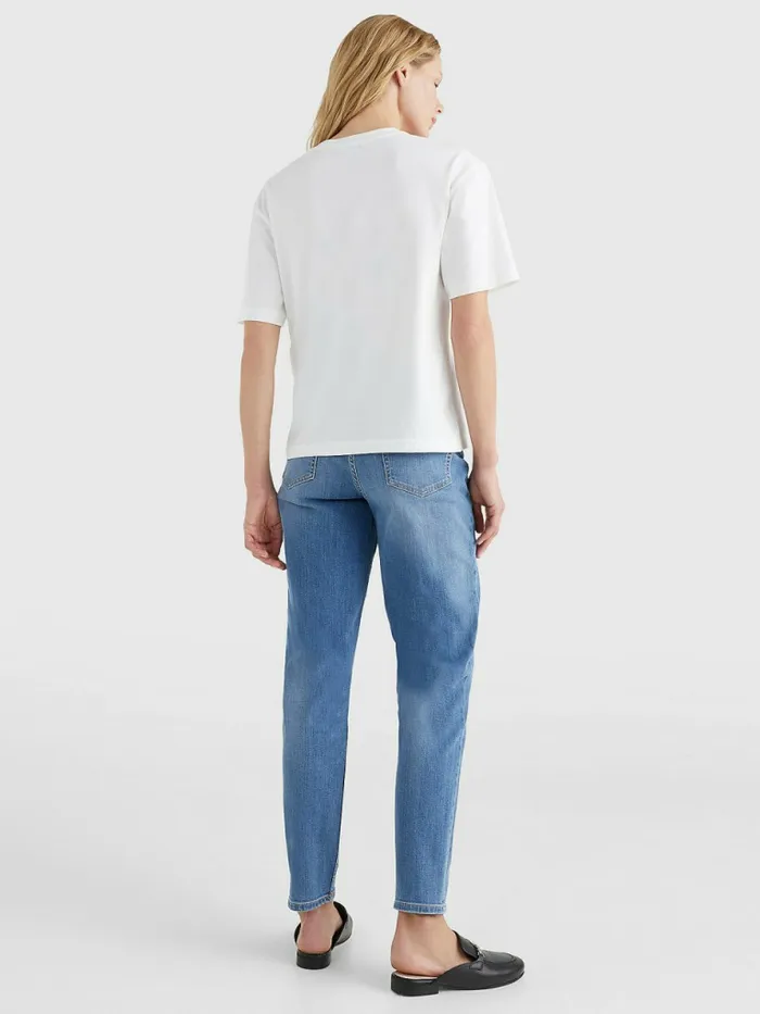 Tommy Hilfiger Relaxed Fit TShirt White Womens TShirts For Sale