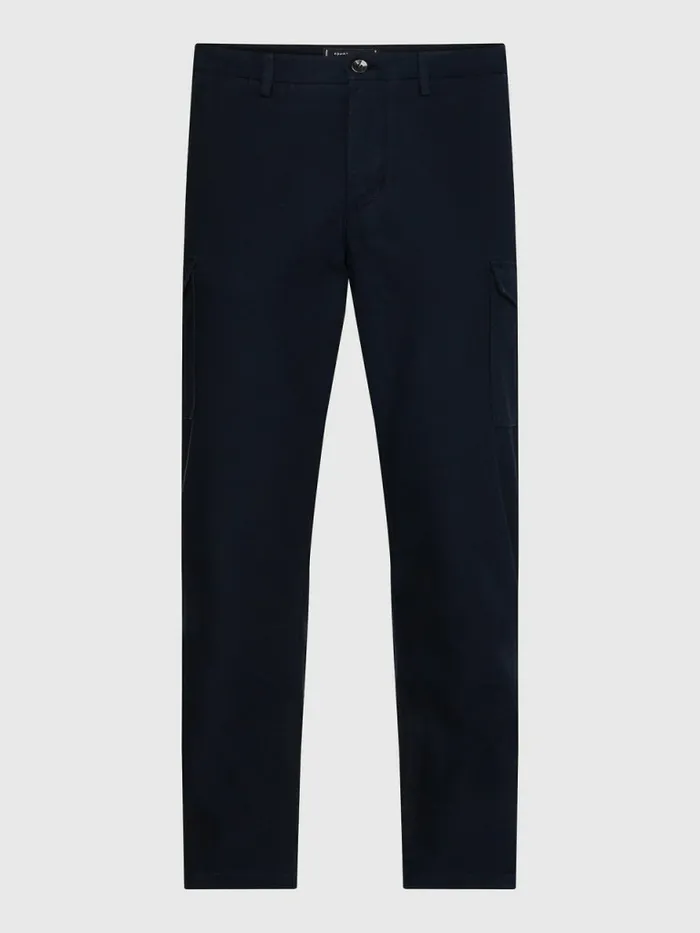 Tommy Hilfiger Relaxed Fit Th Flex Cargo Trousers Desert Sky Mens Trousers
