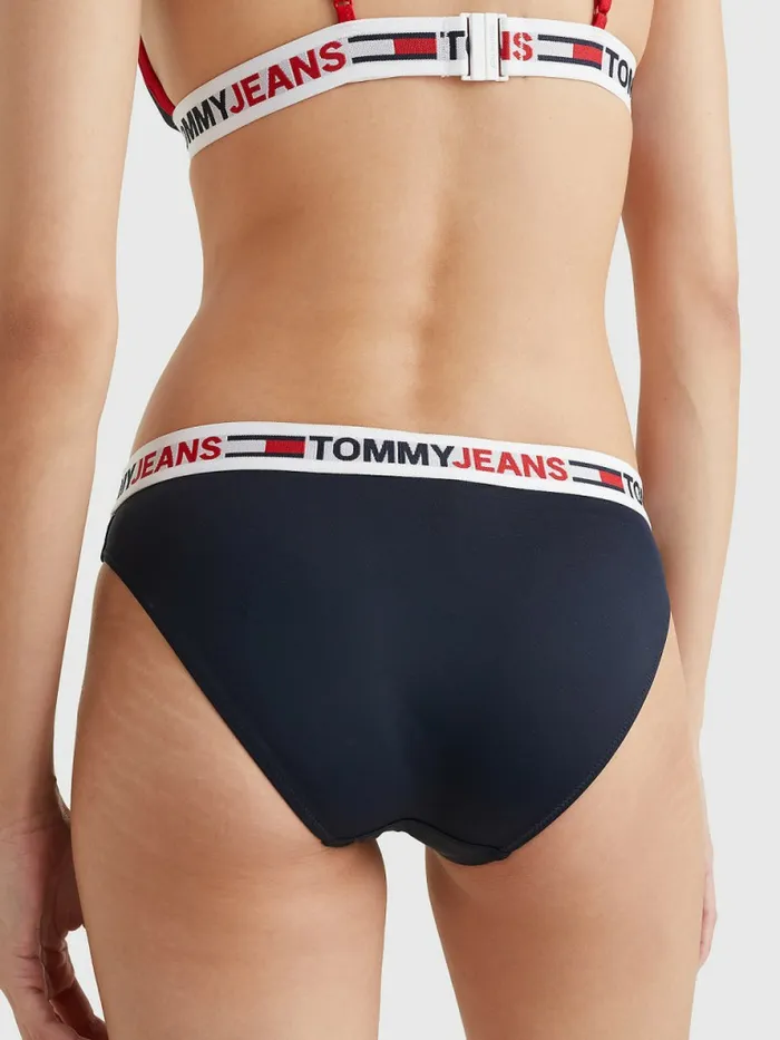 Tommy Hilfiger Repeat Logo Classic Bikini Bottoms Desert Sky Womens Swimwear Near Me