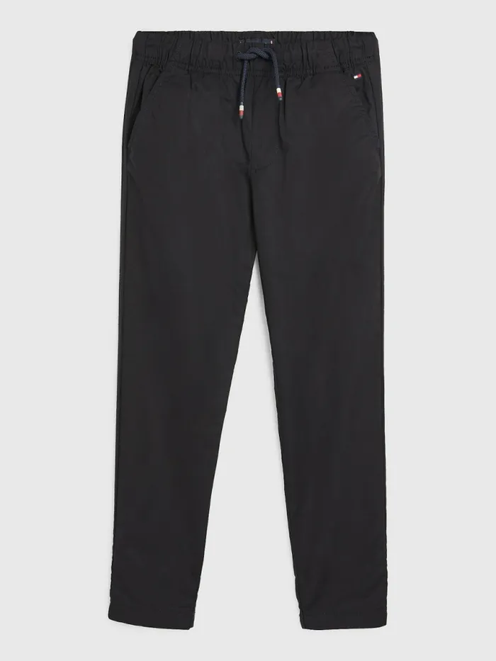 Tommy Hilfiger Ripstop Heritage PullOn Trousers Black Boys Trousers and Shorts Popular Tommy Hilfiger Ripstop Heritage PullOn Trousers Black Boys Trousers and Shorts Popular