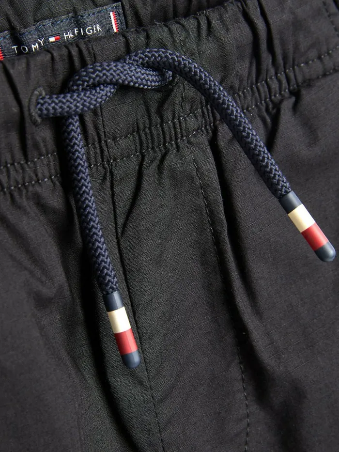Tommy Hilfiger Ripstop Heritage PullOn Trousers Black Boys Trousers and Shorts Popular