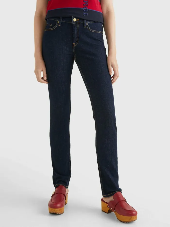 Tommy Hilfiger Rome Heritage Straight Leg Jeans Chrissy Womens Essentials Casaul Tommy Hilfiger Rome Heritage Straight Leg Jeans Chrissy Womens Essentials Casaul