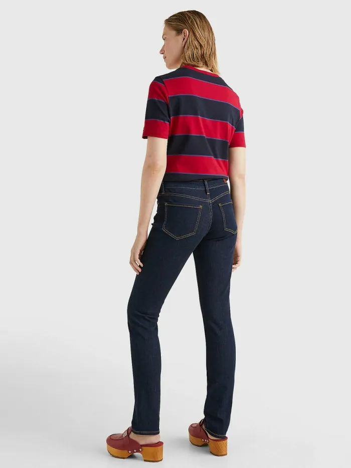 Tommy Hilfiger Rome Heritage Straight Leg Jeans Chrissy Womens Jeans Fashion