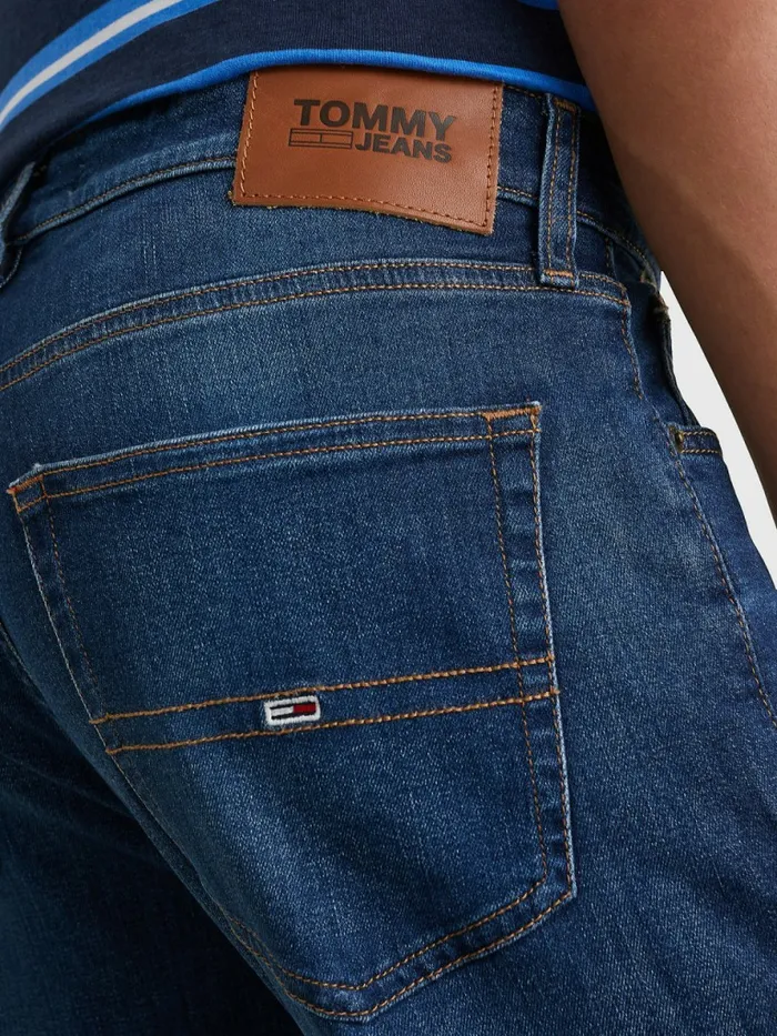 Tommy Hilfiger Ryan Relaxed Fit Faded Jeans Aspen Dark Blue Stretch Mens Jeans Near Me