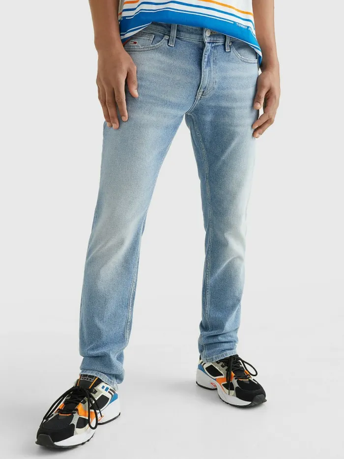 Tommy Hilfiger Scanton Faded Slim Fit Jeans Denim Light Mens Jeans Near Me