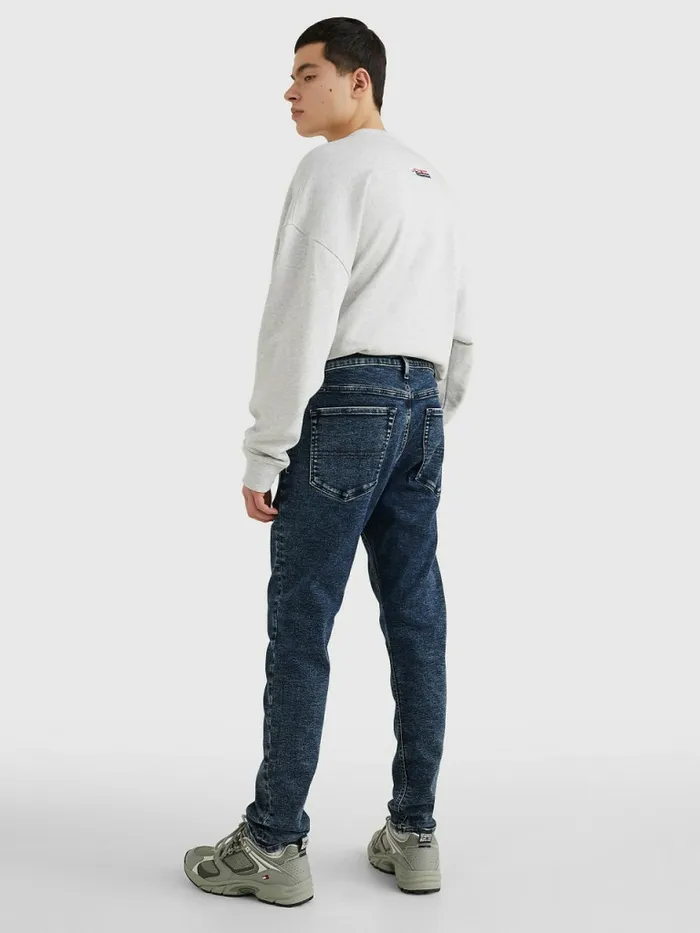 Tommy Hilfiger Scanton Slim Faded Jeans Denim Black Mens Jeans Fashion