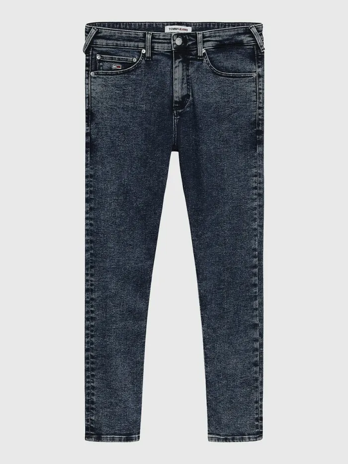 Tommy Hilfiger Scanton Slim Faded Jeans Denim Black Mens Jeans Fashion