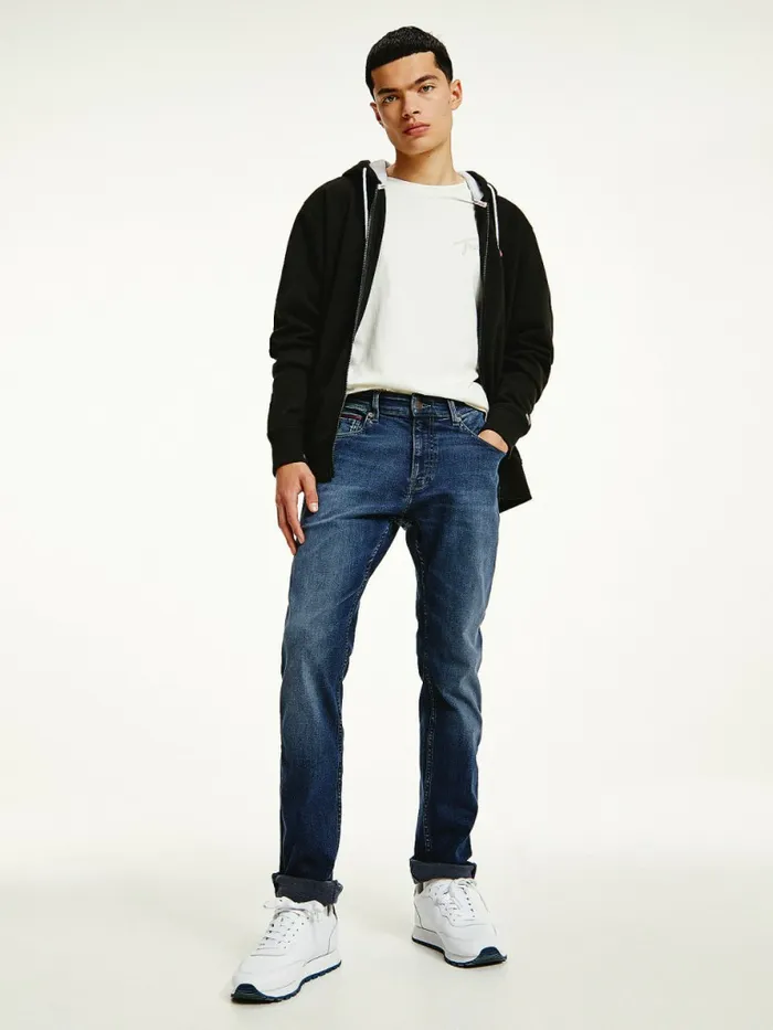 Tommy Hilfiger Scanton Slim Faded Jeans Denim Dark Mens Jeans Online