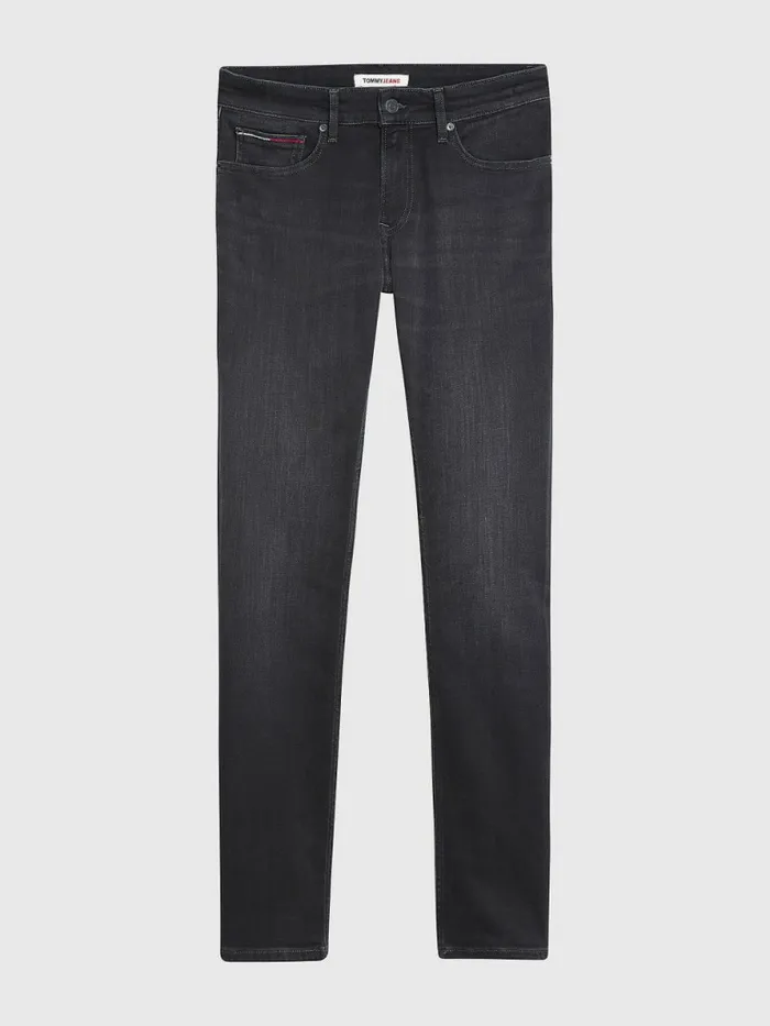 Tommy Hilfiger Scanton Slim Fit Black Faded Jeans Dynamic Jacob Black Mens Essentials Gift for Friend