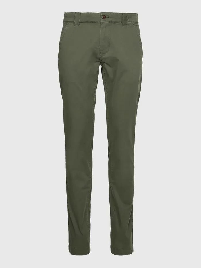 Tommy Hilfiger Scanton Slim Fit Chinos Avalon Green Mens Trousers