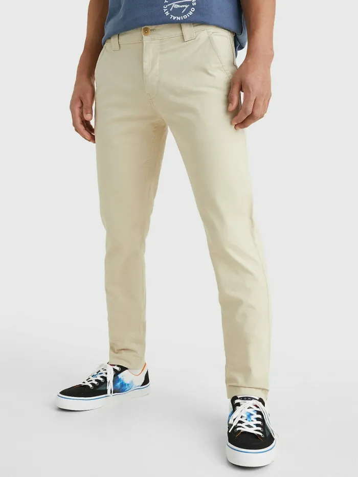 Tommy Hilfiger Scanton Slim Fit Chinos Savannah Sand Mens Trousers