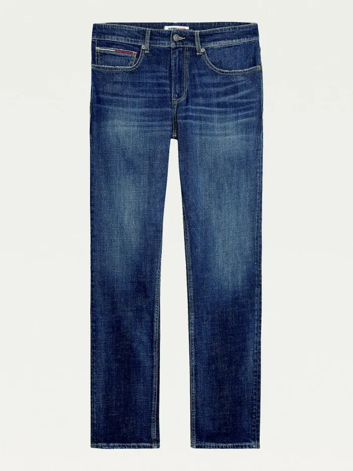 Tommy Hilfiger Scanton Slim Recycled Cotton Jeans Denim Dark Mens Jeans On Sale