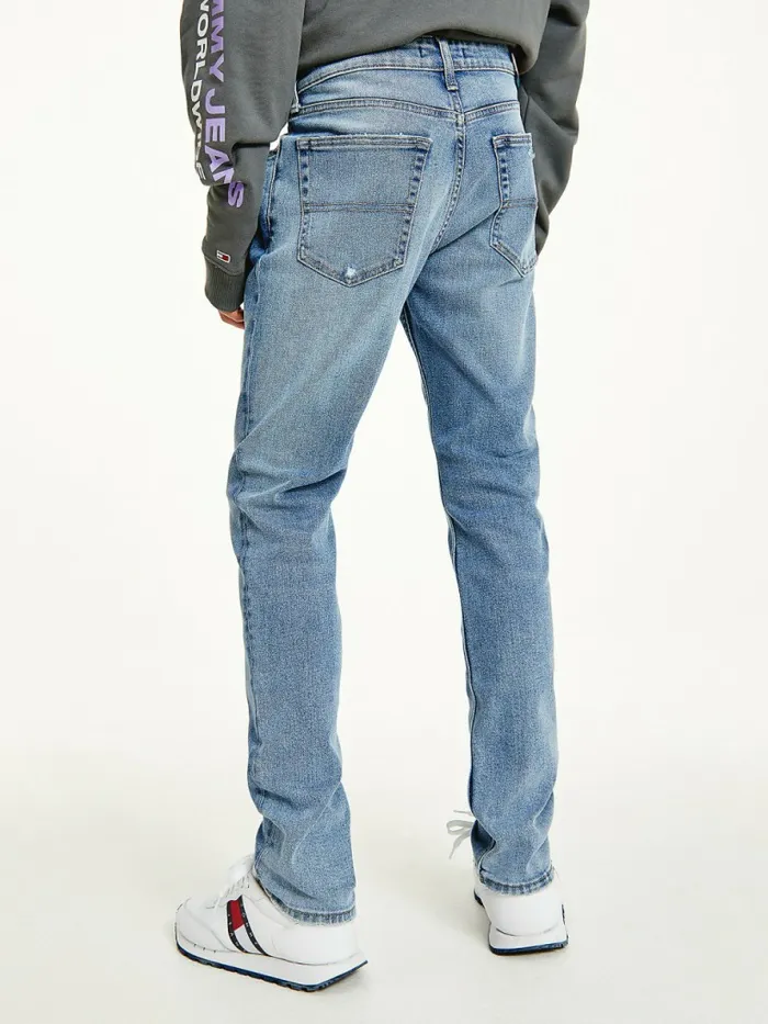 Tommy Hilfiger Scanton Slim Recycled Jeans Denim Light Mens Jeans Gift 4 You
