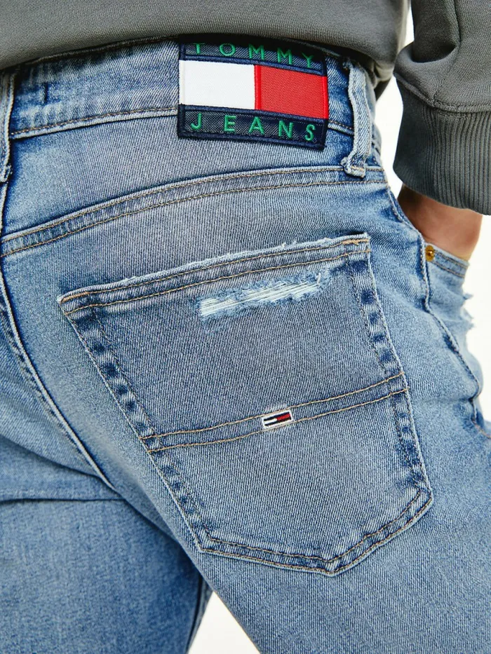 Tommy Hilfiger Scanton Slim Recycled Jeans Denim Light Mens Jeans Gift 4 You