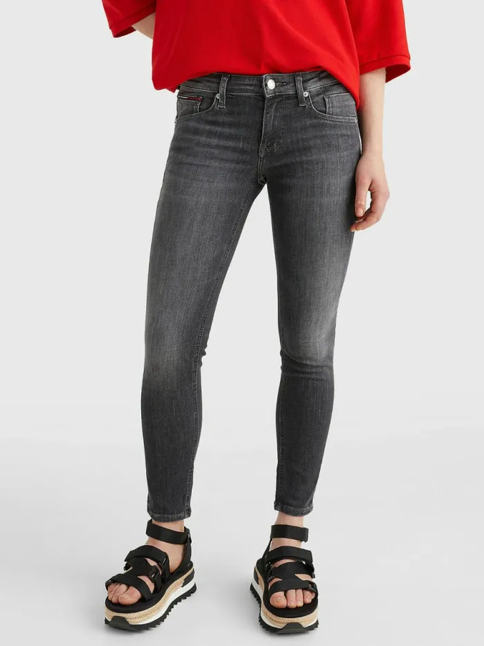 Tommy Hilfiger Scarlett Low Rise Skinny Black Ankle Jeans Denim Black Womens Jeans For Sale Tommy Hilfiger Scarlett Low Rise Skinny Black Ankle Jeans Denim Black Womens Jeans For Sale