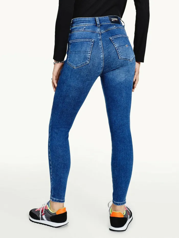 Tommy Hilfiger Shape High Rise Skinny Jeans Denim Medium Womens Jeans Online