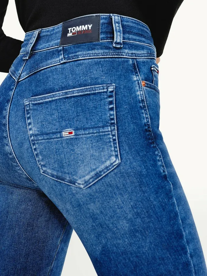 Tommy Hilfiger Shape High Rise Skinny Jeans Denim Medium Womens Jeans Online