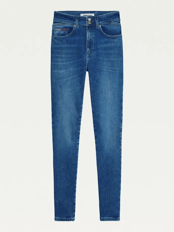 Tommy Hilfiger Shape High Rise Skinny Jeans Denim Medium Womens Jeans Online