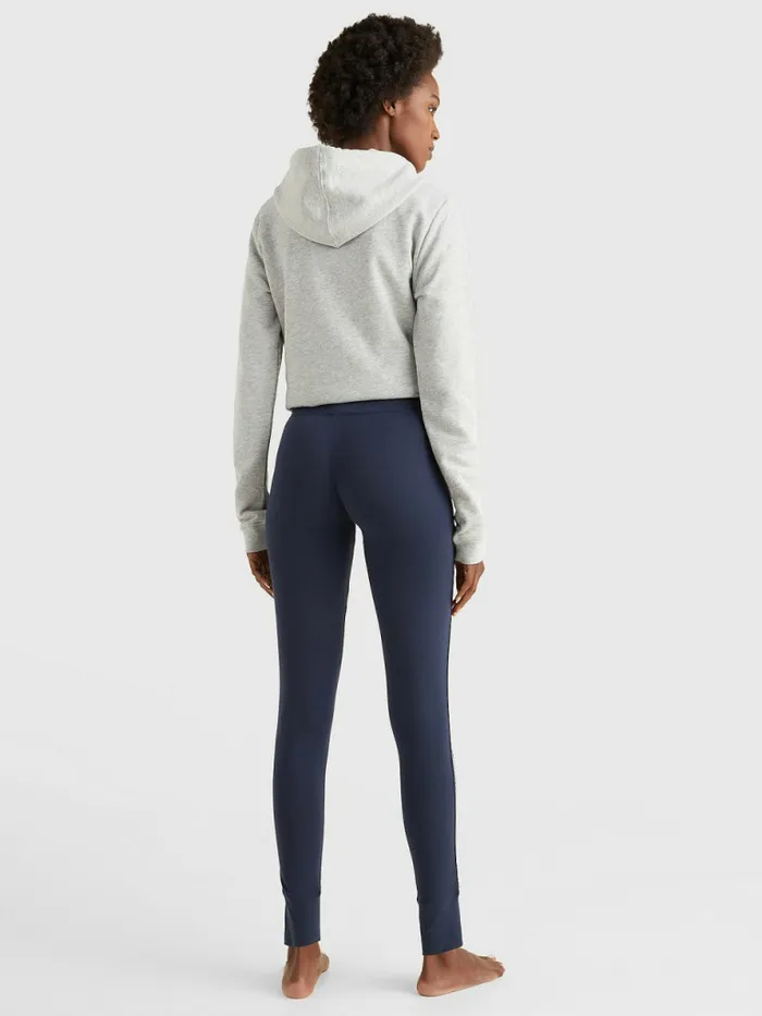 Tommy Hilfiger Side Logo Leggings Navy Blazer Womens Trousers