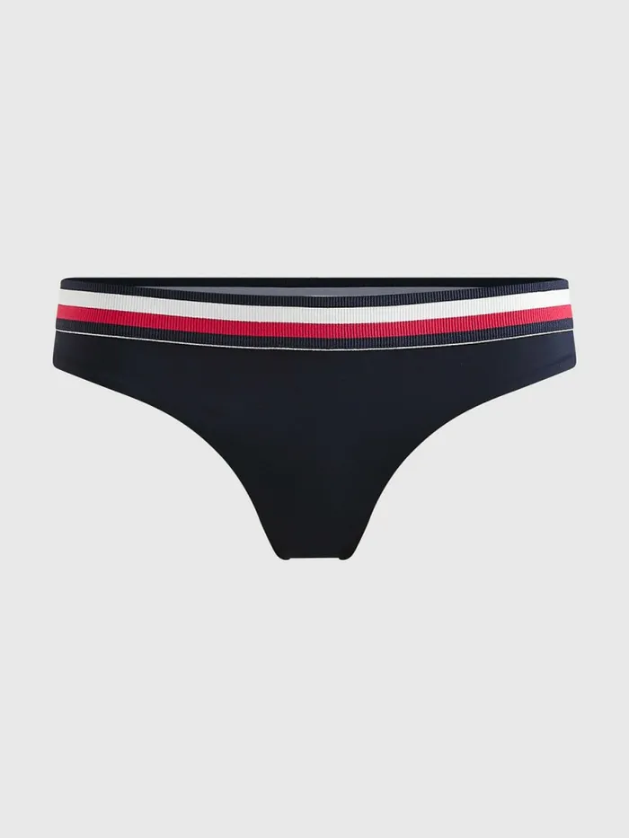 Tommy Hilfiger Signature Bikini Bottoms Desert Sky Womens Swimwear On Sale