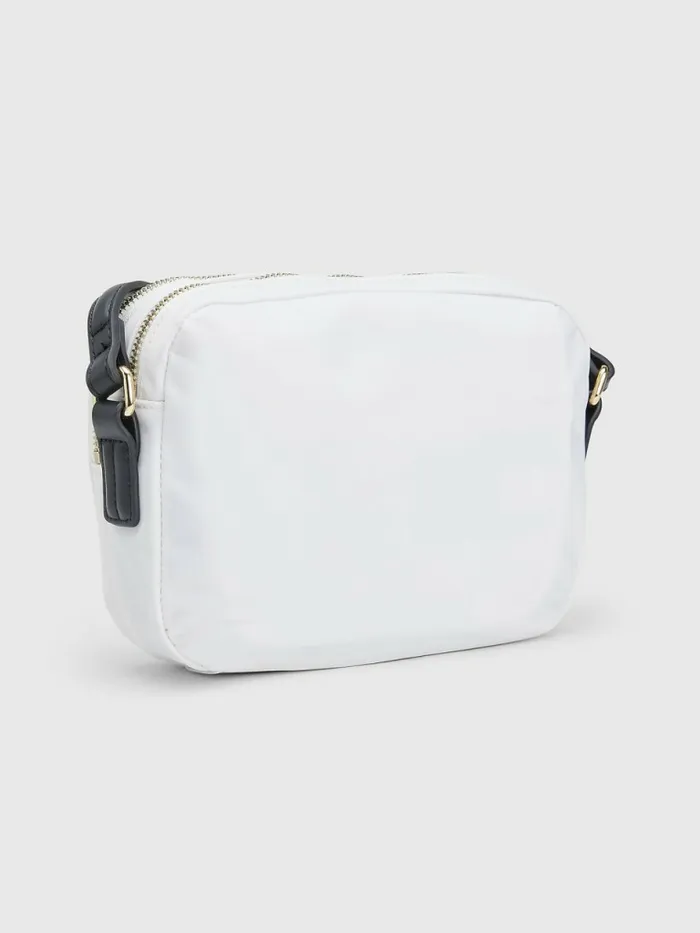Tommy Hilfiger Signature Crossover Bag White Corporate Womens Bags Gift for Friend