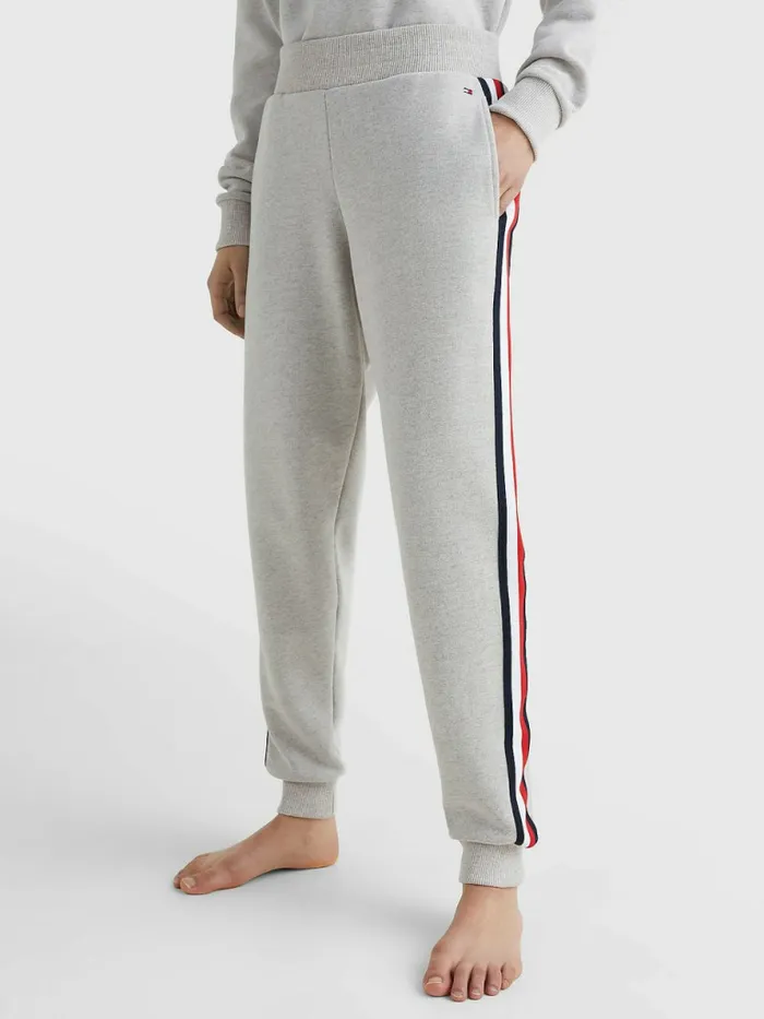 Tommy Hilfiger Signature Detail Joggers LinoRecover Womens Trousers