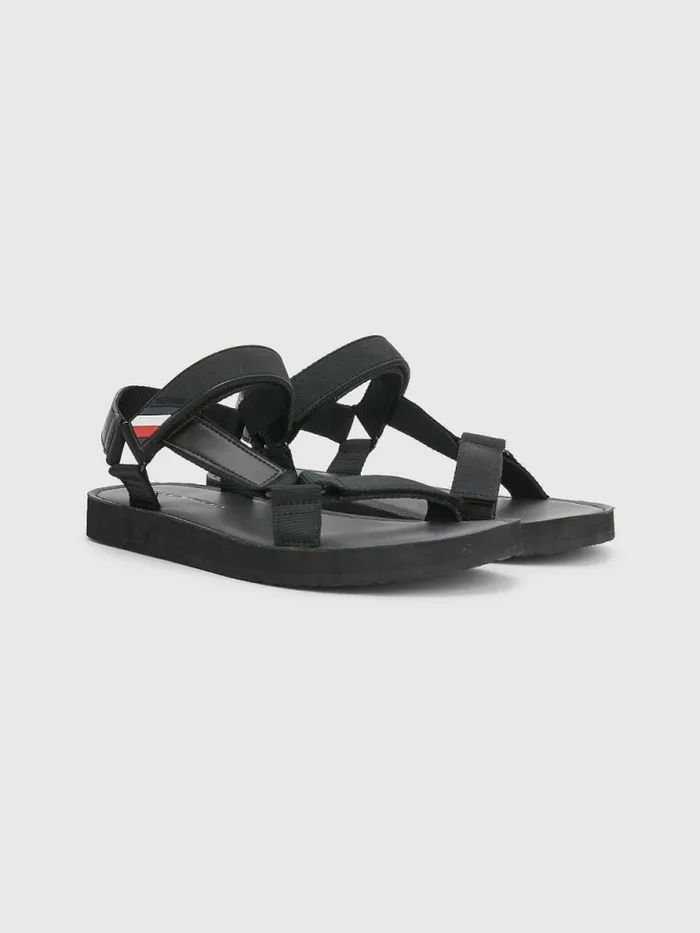 Tommy Hilfiger Signature Detail Webbing Sandals Black Mens Sandals Sliders and Flip Flops Sale Tommy Hilfiger Signature Detail Webbing Sandals Black Mens Sandals Sliders and Flip Flops Sale